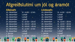 Afgreidslutimi-jol-og-aramot-2023-adalsafn-og-Lindasafn-facebook
